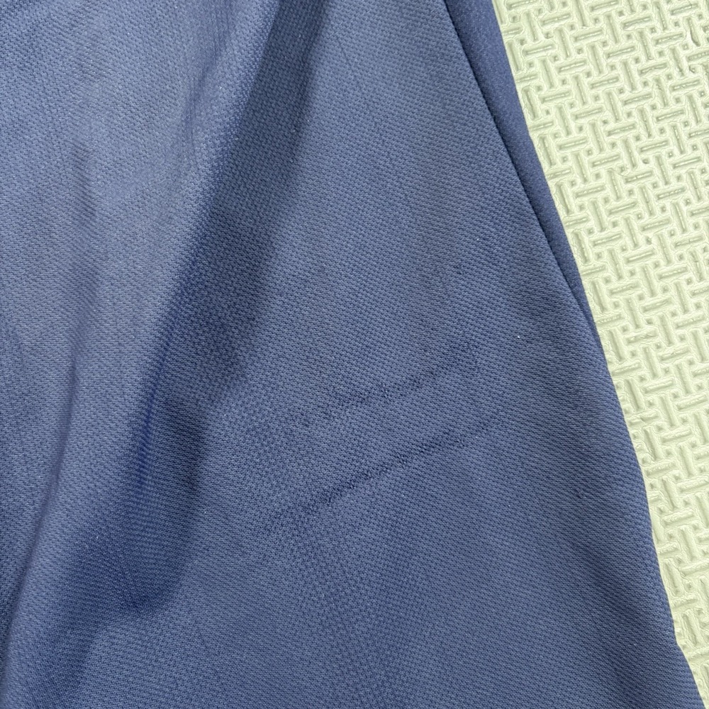 State & Liberty Polo Mesh Shirt Mens 2XL Blue Performance Golf Athletic FLAW - Picture 5 of 12